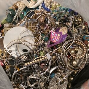 10+ Lbs Broken Jewelry Single Earrings Repurpose Craft Jewelry Making Supplies